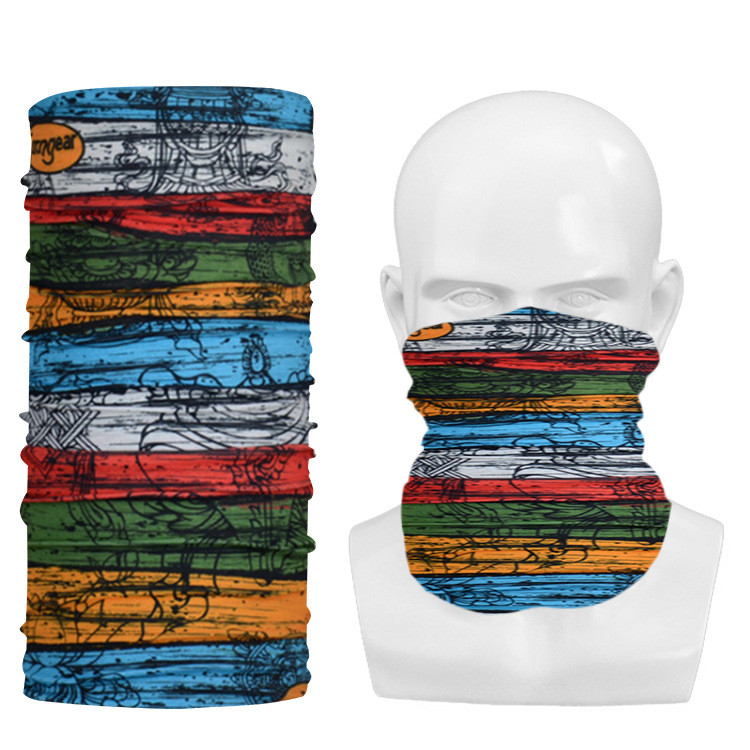 Multifunctional Camo Headwear Headband Custom Tube Bandanas
