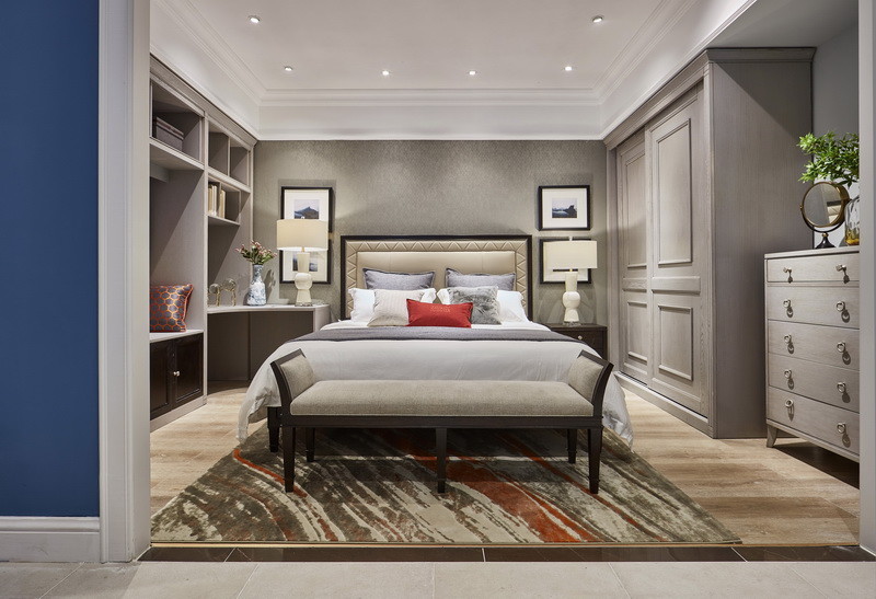 Small Size Bed For Single Room And Apartment Interior Furniture Set For Space Saving Project Of School Or Rental House