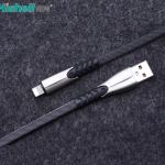 Nylon Braid Mobile Phone Charging Cable Pure Copper Core Ultraportable