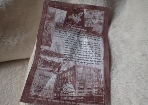 Wholesale Colourful Custom Printed Fabric Labels , Friendly Ink Heritage Patches from china suppliers