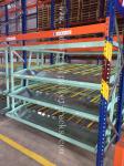 Warehouse System Carton Flow Rack Metal Live Picking Storage For Manual Gravity
