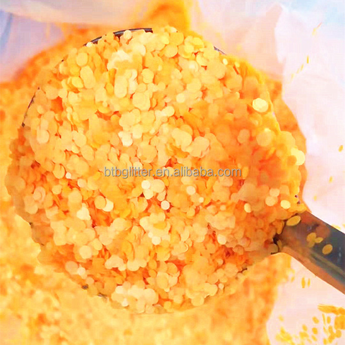 RAMADAN Occasion 1 Kilo Packing Bulk Dots Glitter Powder for Glitters Glitter Dot Mixes Neon Color Package Opp Bag