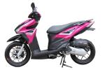 85km/H 150cc Motor Scooters Single Cylinder LED Headlight Disc Brake Wider Anti