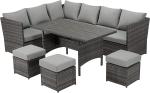 Patio Furniture Set Outdoor Sectional Sofa Conversation Set All Weather Wicker