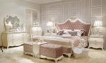 SGS ISO9001 6 Piece Home Hotel Wooden King Size Bed And Wardrobe Set