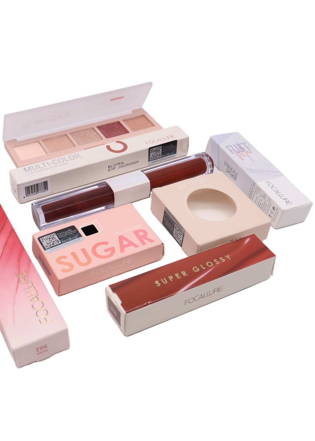 UV Varnish Matt Lmination Printed Cosmetic Boxes For Eyeshadow Palette