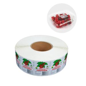 Wholesale Gold Foil Custom Stickers Fruit Packaging Custom Printed Label Rolls from china suppliers