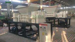 Wholesale ISO Double Shaft Shredder Equipment , Strap Recycling Machine Bottle Crusher from china suppliers
