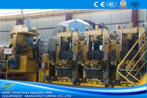 Wholesale Large Size Yellow ERW Pipe Mill Pipe Making Machine Round Shape Max 25m / Min Speed from china suppliers