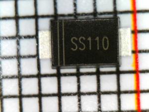 Wholesale Export SMD Schottky Diode SS110 SMAf 1A 100V For Electric Appliance from china suppliers