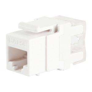China High Quality CAT.5E UTP Keystone Jack Module UL Listed 180 Degree White on sale