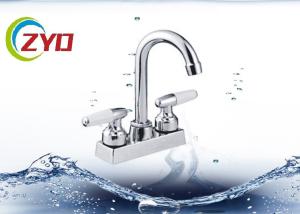 Wholesale Cold / Hot Water Deck Mount Kitchen Faucet , Basin 2 Handle Kitchen Faucet from china suppliers