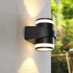 Modern simple outdoor wall lamp waterproof up down wall lights landscape
