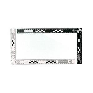 Wholesale P129 30x15 cm two-sided black and white right angle photographic evidence scale from china suppliers