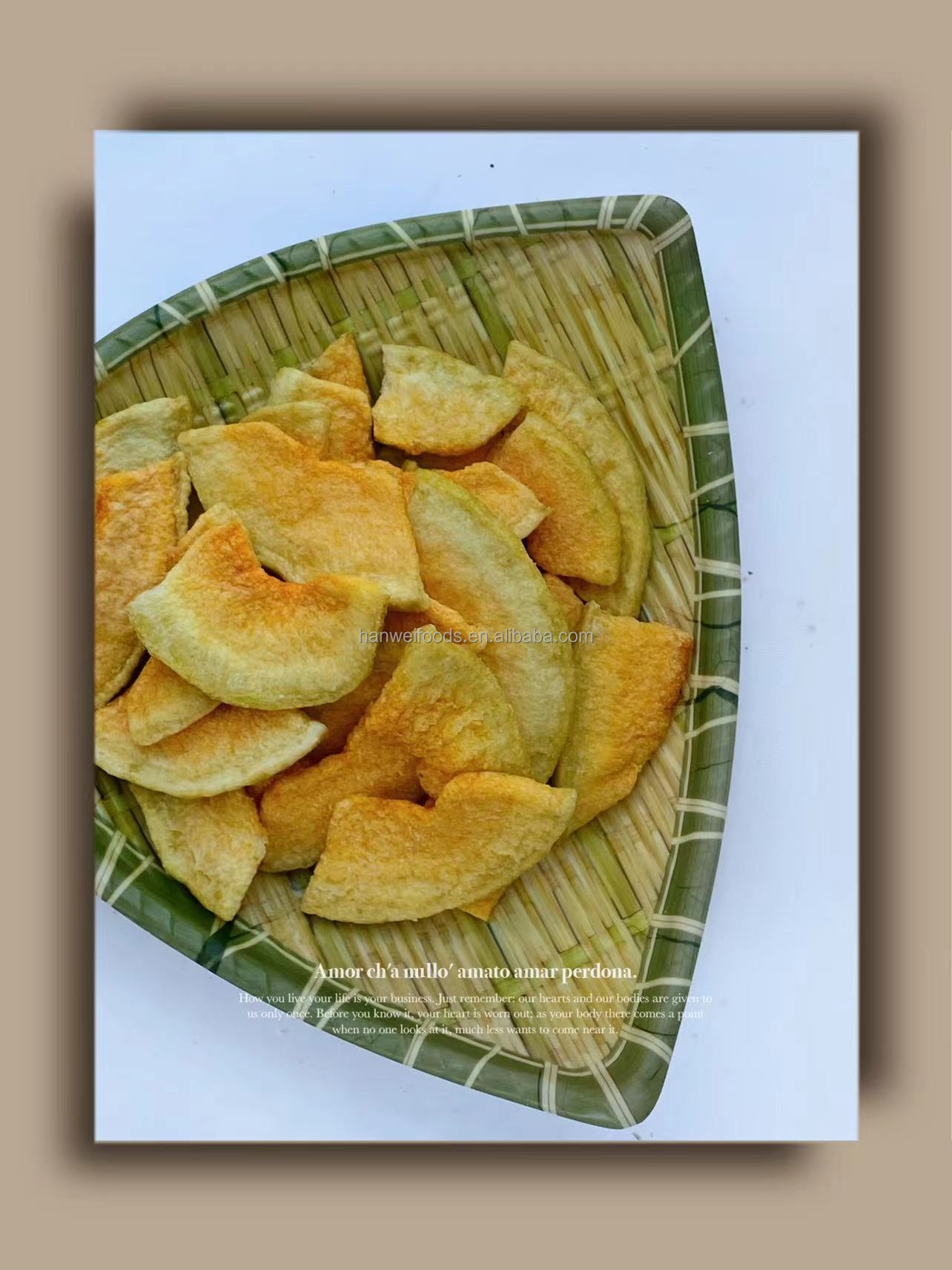 Pick me! Low Fat Vacuum Fried fruits Crisp Healthy Hot Sale Yellow Peach Chips Snacks