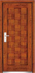 Wholesale steel wood security armored door from china suppliers