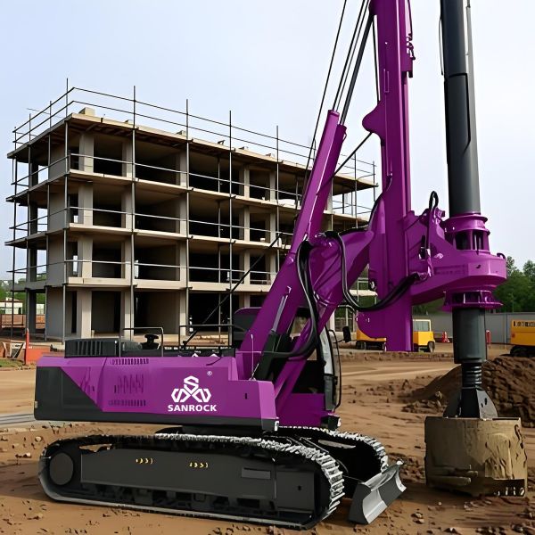 Crawler Rotary Drilling Rig Engineering Construction Foundation Hydraulic Borehole Drilling Machine