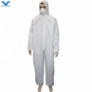 Wholesale Anti Static Tyvek 400 Coveralls Type 5 6 Microporous Safety PPE Disposable Coverall from china suppliers
