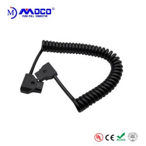 Wholesale Coiled D Tap To D Tap Power Cable , Pre Made Cable Assemblies Eco Friendly from china suppliers
