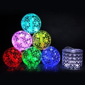 Wholesale New Design Stlye 7 Color Changing Blue Red Colorful Foldable Solar Lantern from china suppliers