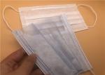 Soft 3 Ply Disposable Face Mask Non Irritating General Size 17.5 * 9.5cm