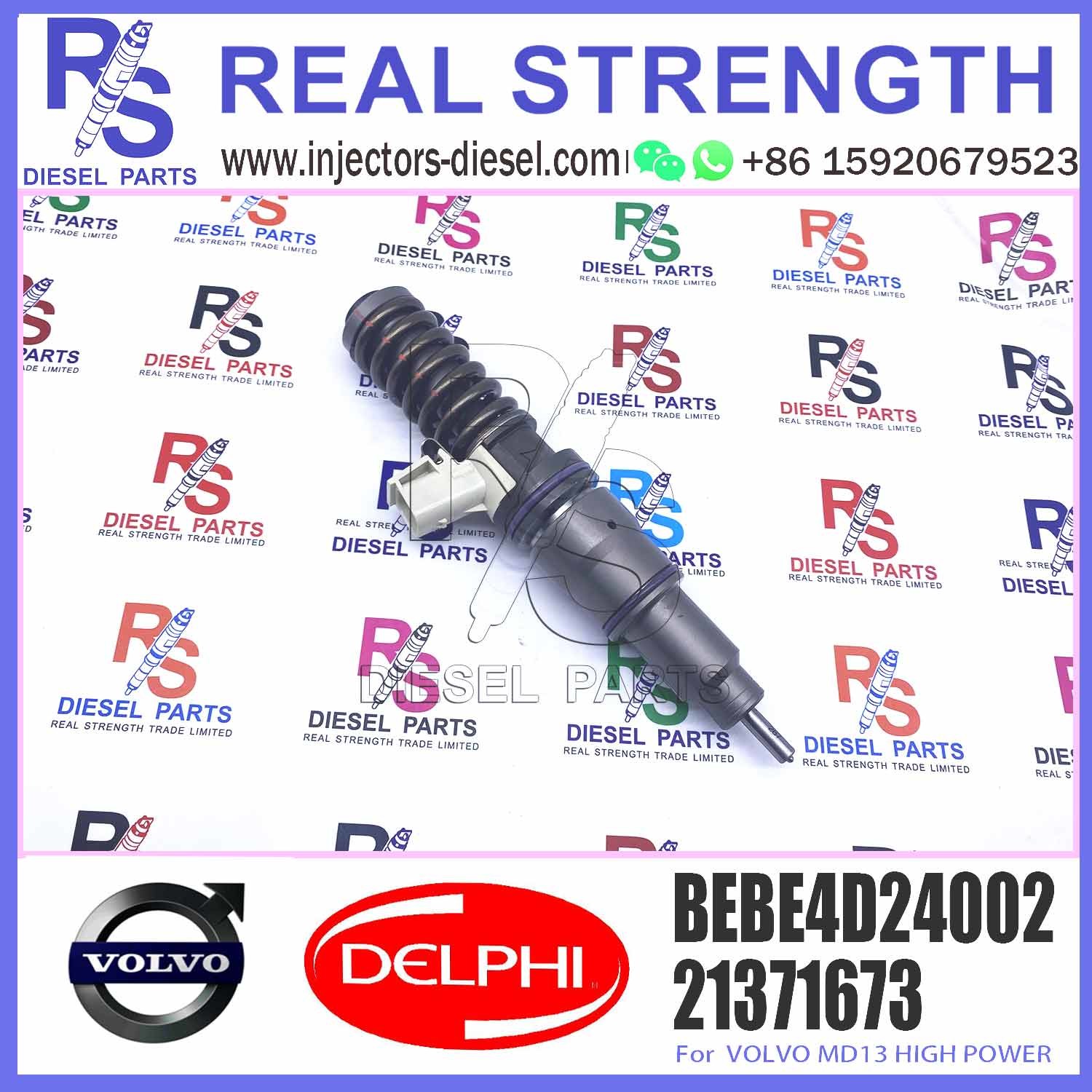 New Diesel Fuel Injector 21371673 For V-O-L-V 21371673 21340612 BEBE4D24002 D13A D13D Euro 3 FH12 engine