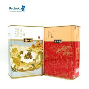 Wholesale Rectangular 3 Liter Olive Oil Tin Can Manufacturers Without Handle from china suppliers