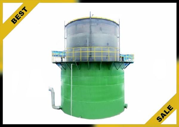 Vertical Cylindrical Biogas Digester Equipment , Biogas Storage Cylinders