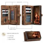 Luxurious Leather Zipper Magnetic Wallet Card Mobile Phone Case Samsung S22 Plus