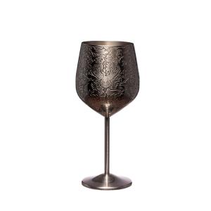 Wholesale Premium Grade Solid Stainless Steel Unbreakable Black Wine Glasses from china suppliers