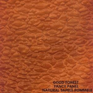 Wholesale Grade E1 / E0 / P1 / P2 Natural Sapele Pommele Veneer 2745mm Lengthened For Hotel from china suppliers