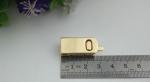 Custom zinc alloy gold metal decorative handbag press lock for purse