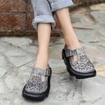 S507 Manufacturer 2020 Retro Thick-Soled Women'S Sandals New Leather PU Foam