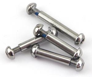 Wholesale Stainless Steel Hex Drive Binding Barrels and Screws Button Head Nylok Butt Screws from china suppliers