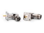 RP TNC female right angle 4 holes flange RF Connector