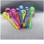 Die Cutting Printing Decoration Christmas Reusable Glitter Stars Mermaid Straws