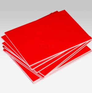 China UV Resistant Red Foam Core Board 60*45cm Painting Foam Board on sale