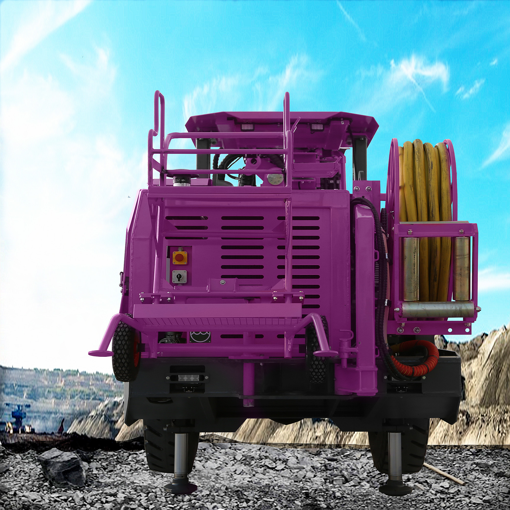 Underground Tunneling Borehole Drilling Machinery Hydraulic Jumbo Drilling Rig Equipment