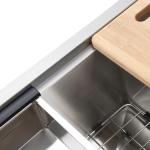 Modern 28x19 Inch Farmhouse SS Workstation Kitchen Sink