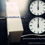 Double side city street clocks, 110V 120V electric movement for city street