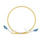 90° Bent Boot Sleeve Fiber Optic Patch Cord 3.0mm OEM Service