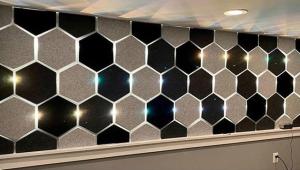 Wholesale Office Corridors Polyester Fiber Acoustic Panel Practical Sound Absorption from china suppliers