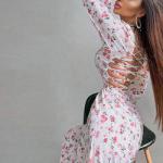 Elegant Women Dresses, Floral Casual Dress for Women