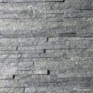 Wholesale Black Thin Quartzite Stone Veneer Panels Anti - Bacteria Moisture Absorption from china suppliers