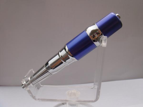 Blue Mental Shell Micropigmentation Pen Cordless Tattoo Machine For Hair Loss