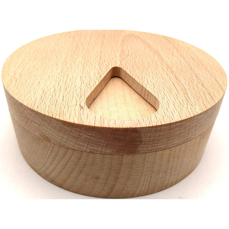 Wood Daily Weekly Vitamin Medicine Pill Organizer Case Box,Kitchen Salt Spice Cellar Containers,Storage Box