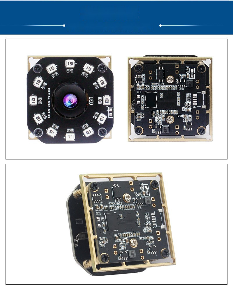 HK1M-H220 Global Shutter 120FPS 1080P High-Frame Camera Module with Wide-Angle Lens for Iris and Vein Recognition
