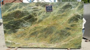 China Rain Forest Green Marble Slabs Indian Marble Slabs on sale