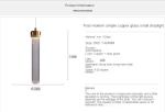 Modern LED Hanging Lamps Gold Home Decoration Pendant Lights Glass Lights(WH-GP
