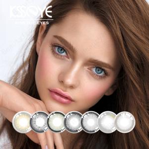 Wholesale Oem 14.2 Natural Soft Honey Gray Contact Lenses Two Tone from china suppliers